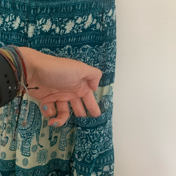 Blue Harem Elephant Pants - Picture 6 of 12